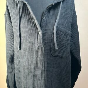 Eddie Bauer‎ Gray Hooded Sweatshirt